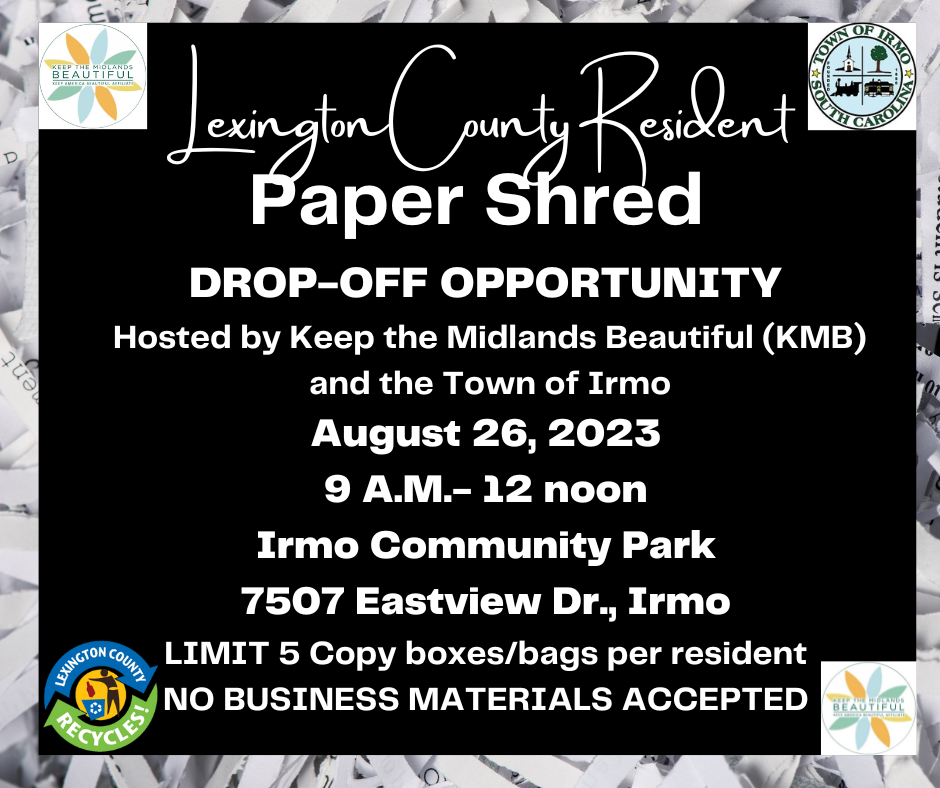 Information on Recycling & Recycling Events County of Lexington